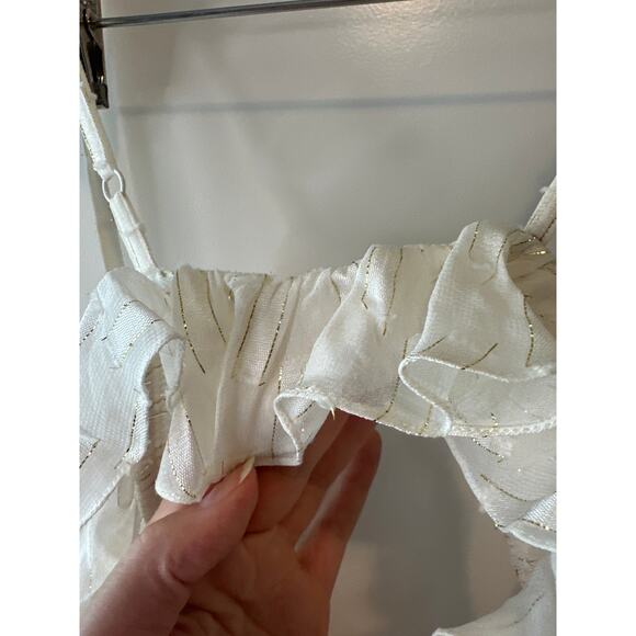 Rococo Sand Paola White Cut Out Maxi Dress NWT Size Large Boho Resort - Picture 9 of 15